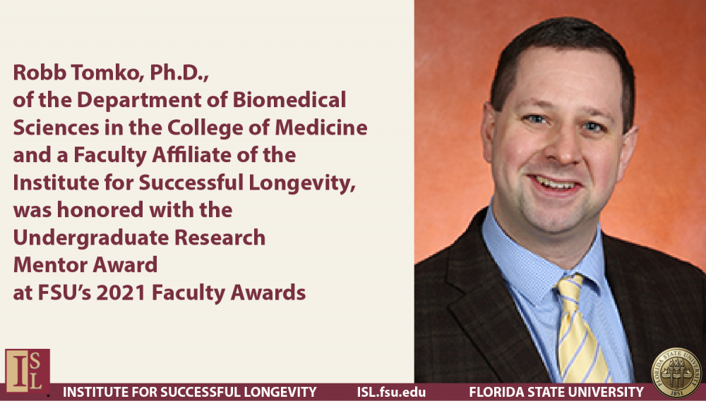 Robb Tomko honored - April 2021