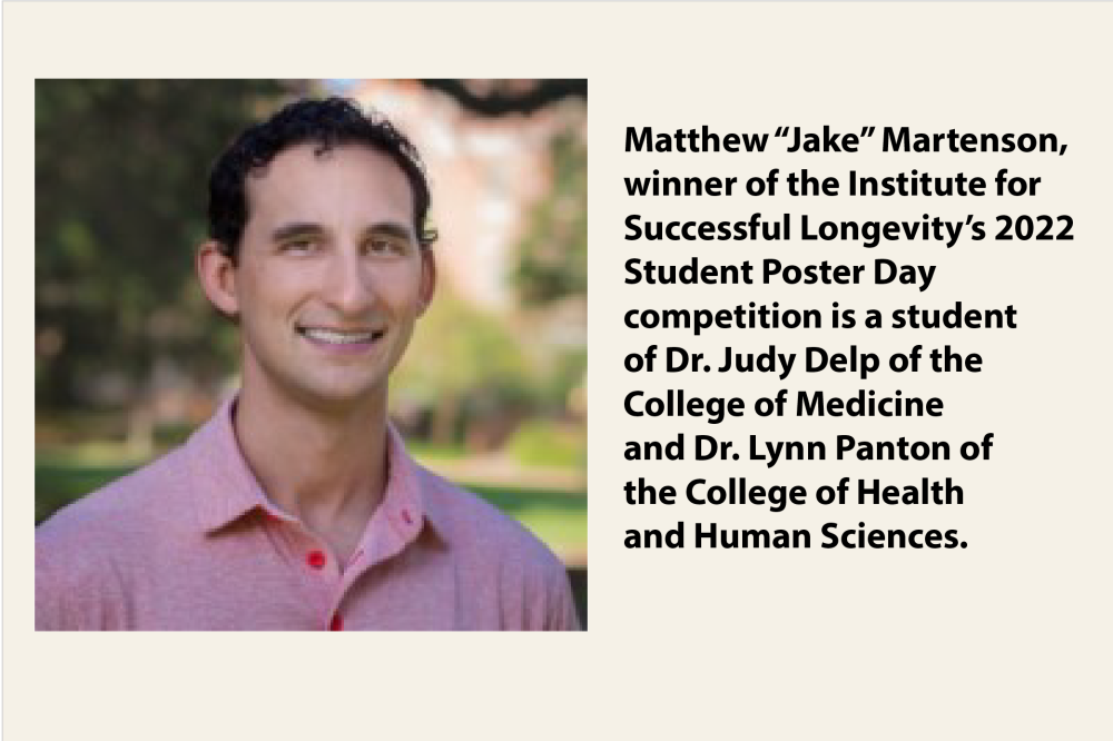 Matthew 'Jake' Martenson, winner of ISL's 2022 Student Poster Day competition